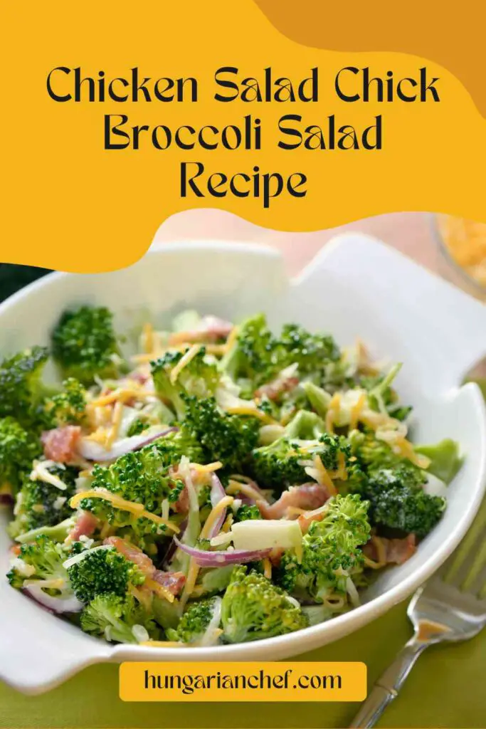 Chicken Salad Chick Broccoli Salad Recipe pin