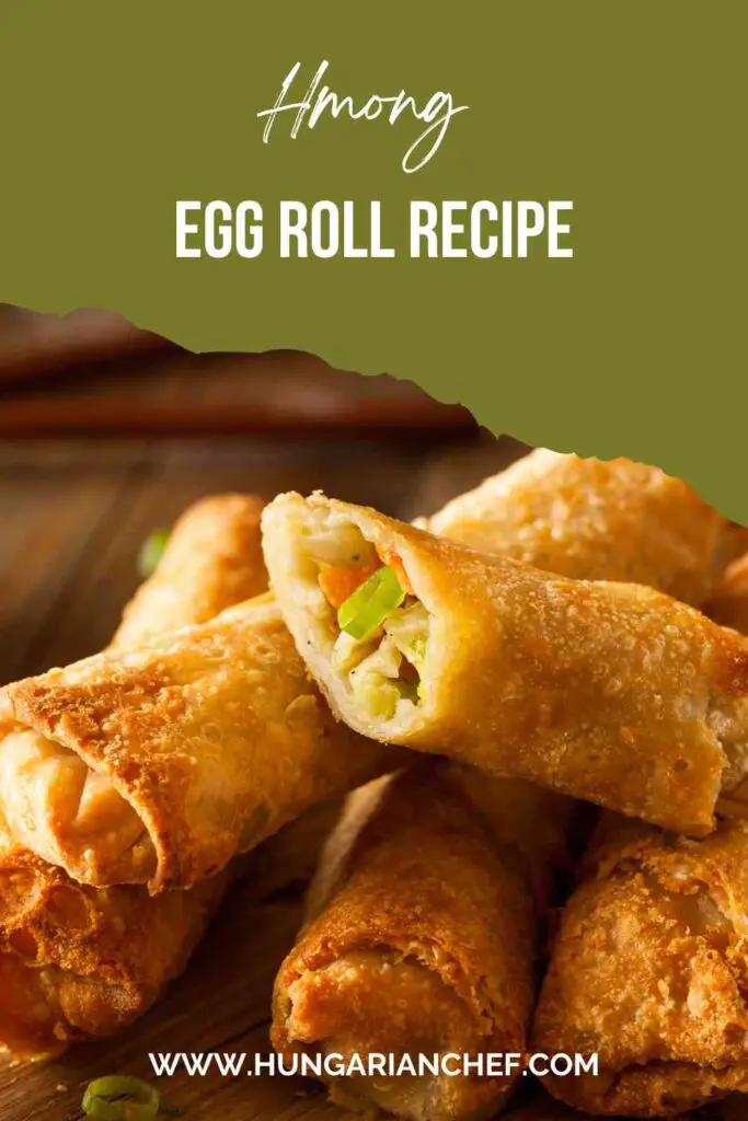 Hmong Egg Roll Recipe pin