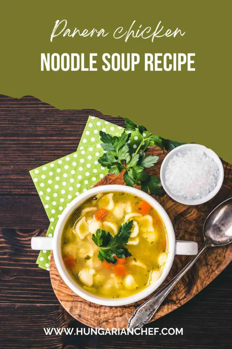 Panera Chicken Noodle Soup Recipe Hungarian chef