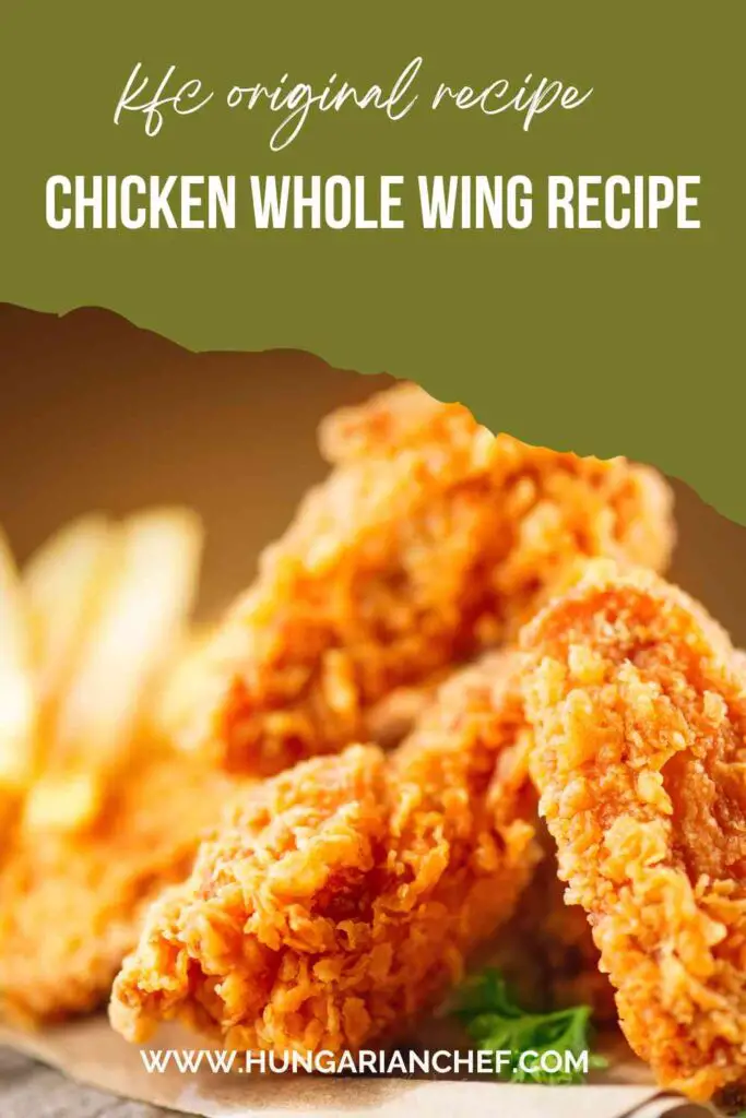 Kfc Original Recipe Chicken Whole Wing pin