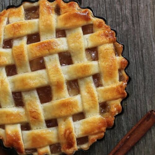 Eggless Apple Pie