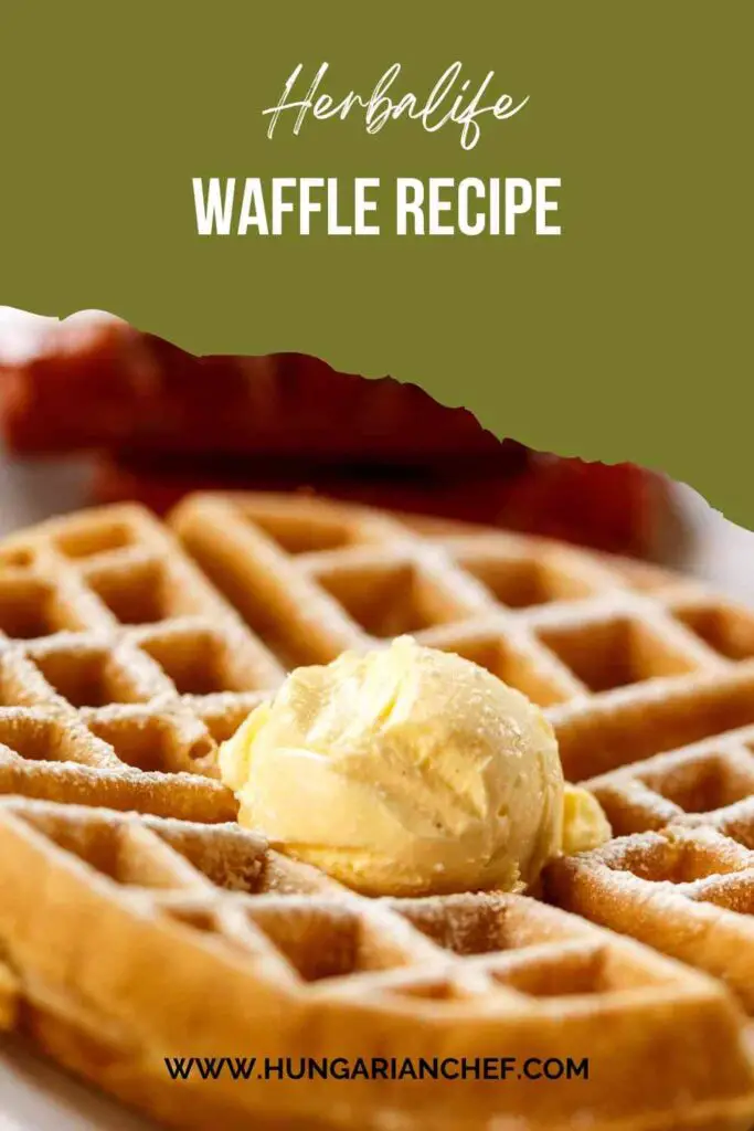 Herbalife Waffle Recipe pin