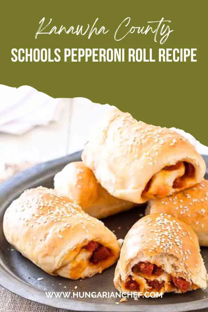 Kanawha County Schools Pepperoni Roll Recipe Pin