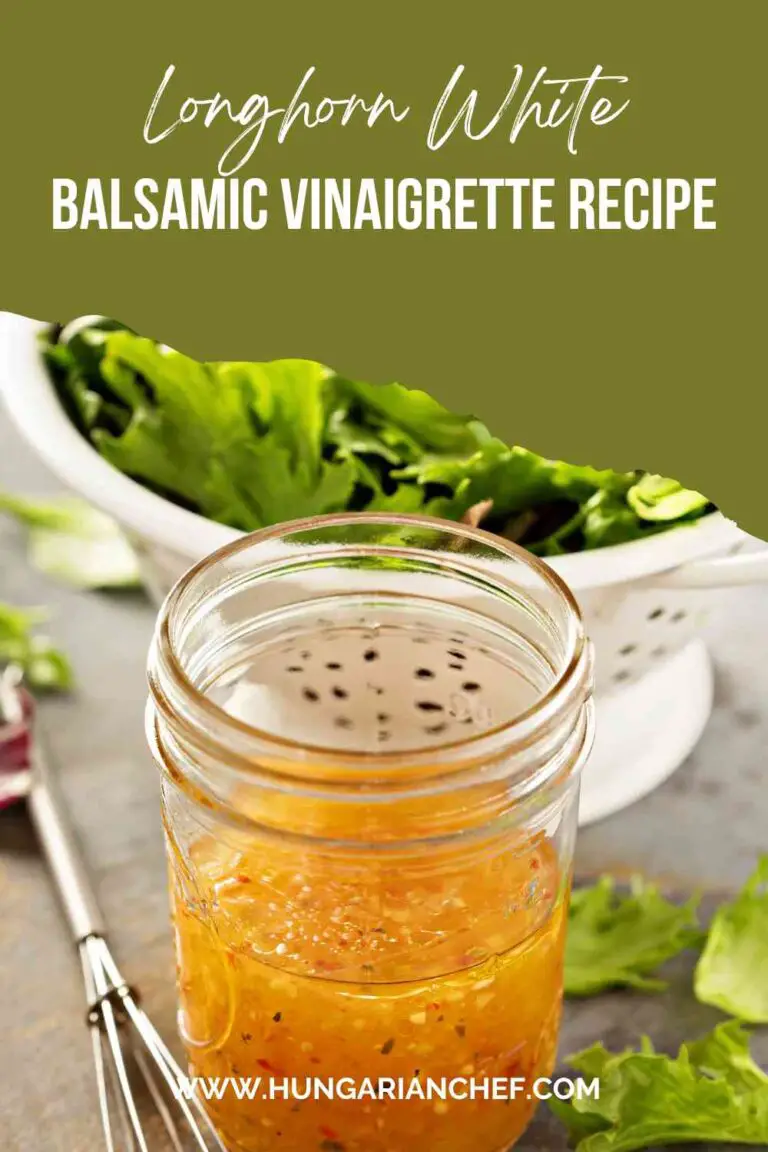 Longhorn White Balsamic Vinaigrette Recipe