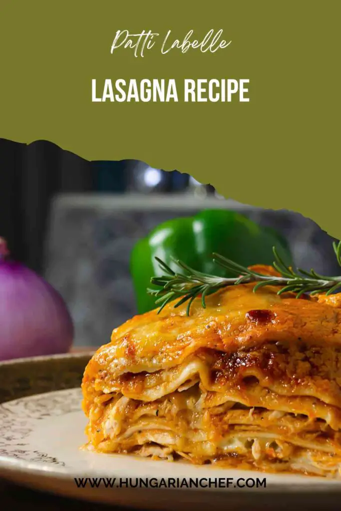 Patti Labelle Lasagna Recipe Pin