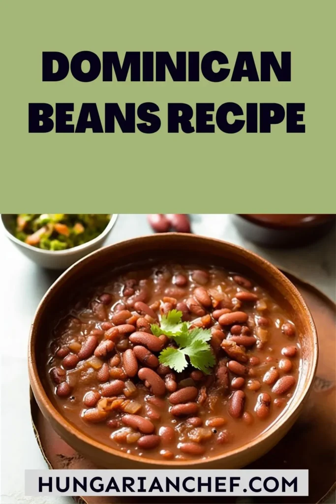 Dominican Beans Recipe