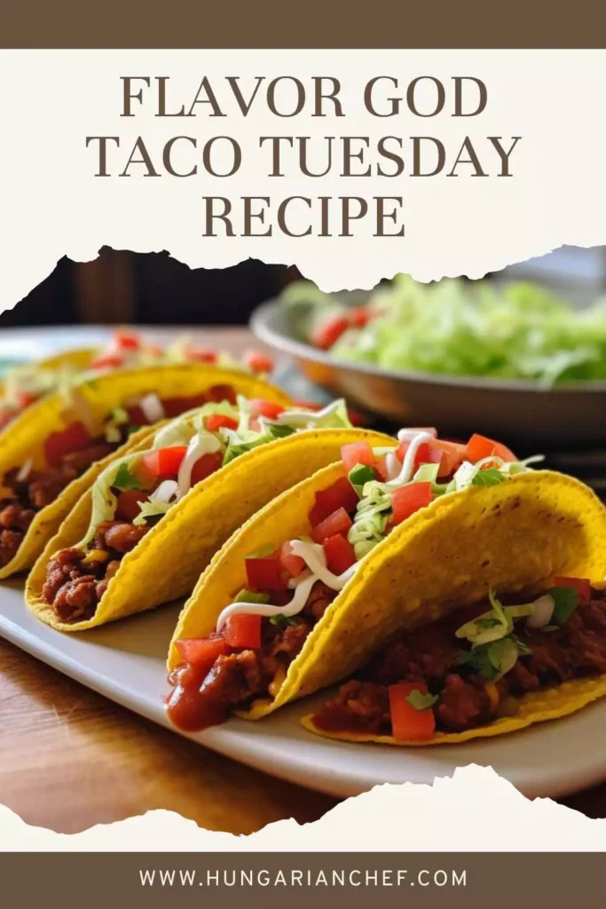 Flavor God Taco Tuesday Recipe
