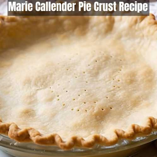 Marie Callender Pie Crust Recipe