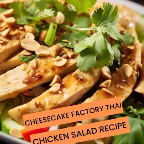 cheesecake factory thai chicken salad recipe