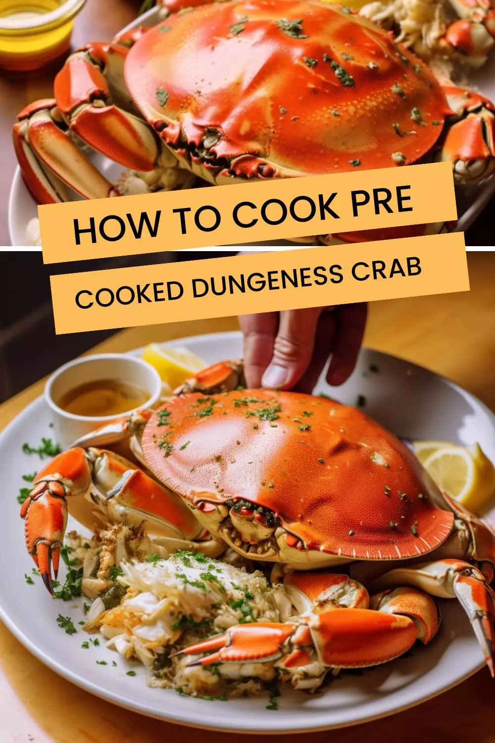 how to cook pre cooked dungeness crab