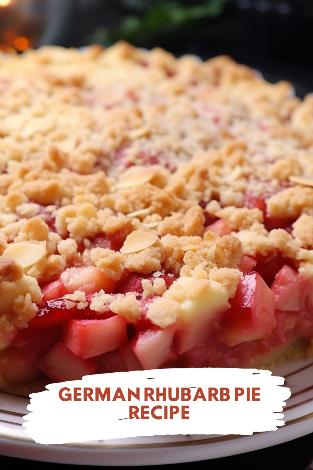 German Rhubarb Pie Recipe