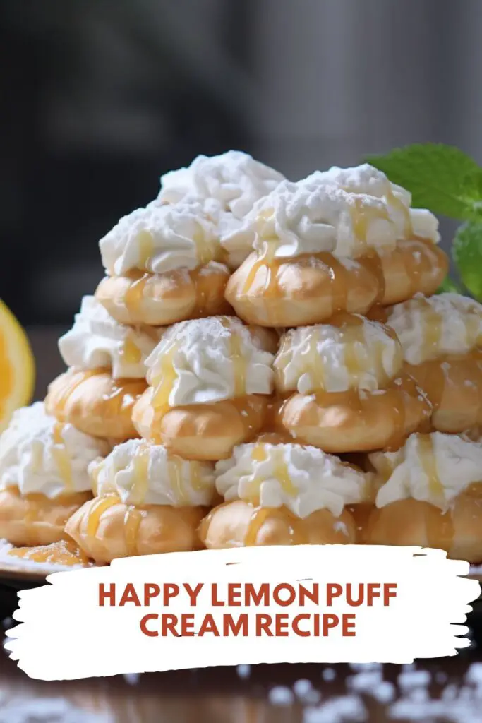 Happy Lemon Puff Cream Recipe