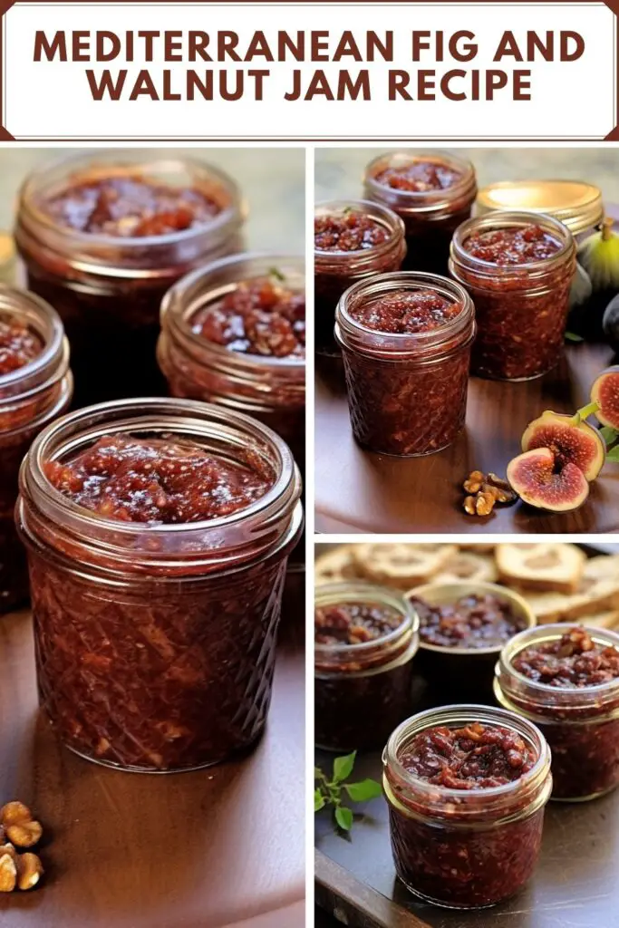 Mediterranean Fig and Walnut Jam Recipe