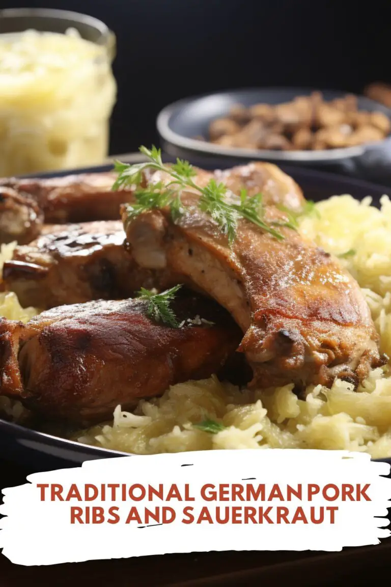 Traditional German Pork Ribs and Sauerkraut Hungarian Chef