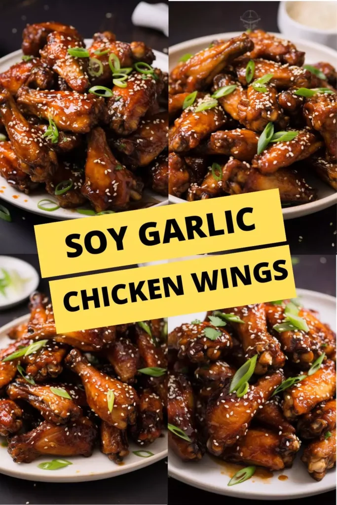 soy garlic chicken wings