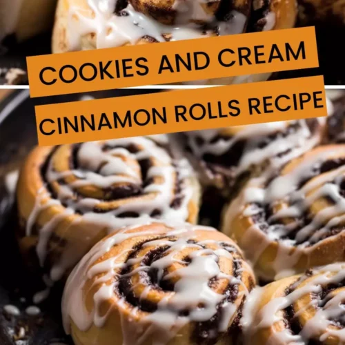 Cookies and Cream Cinnamon Rolls Recipe
