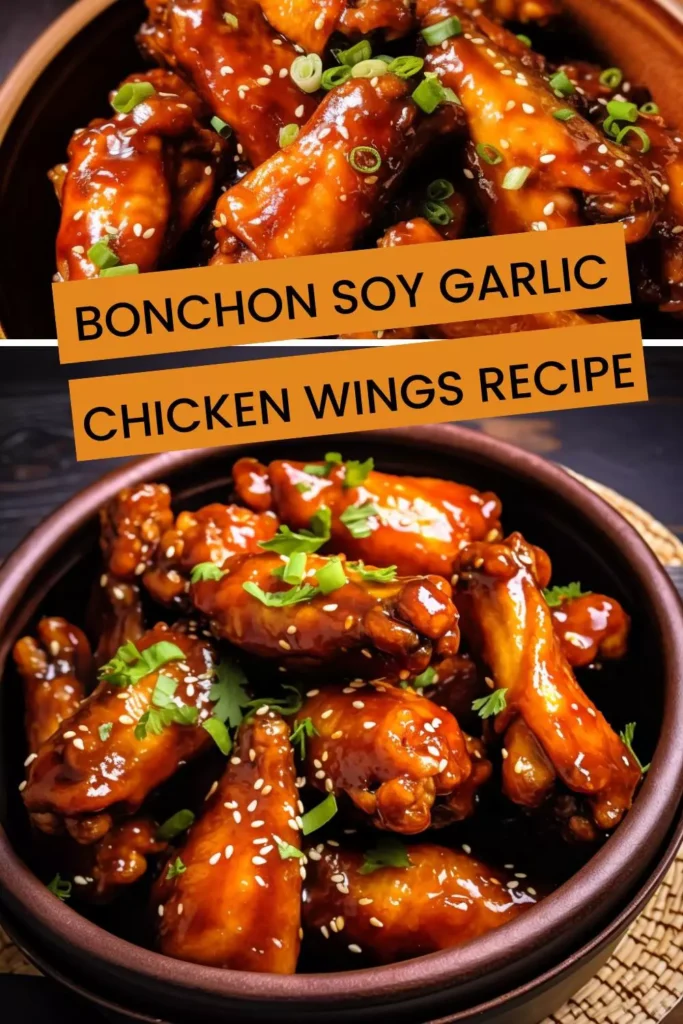 bonchon soy garlic chicken wings recipe