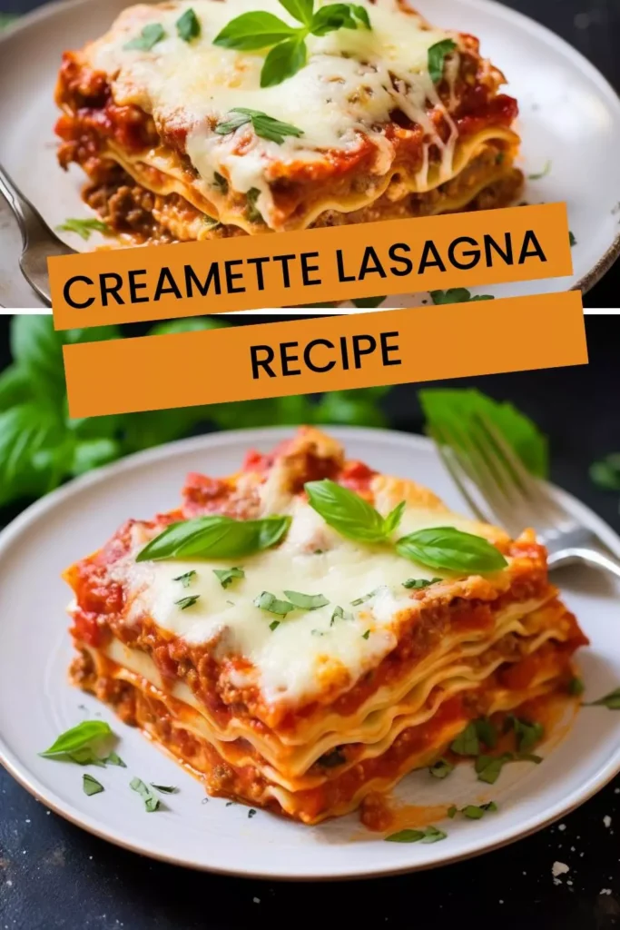 Creamette Lasagna Recipe