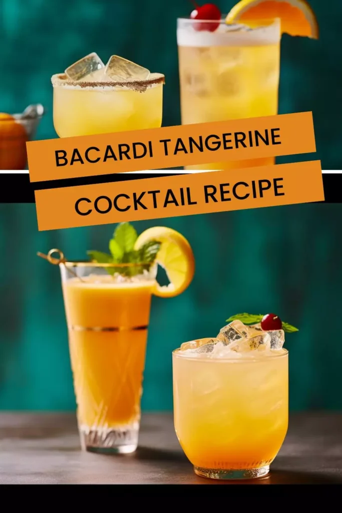 bacardi tangerine cocktail recipe