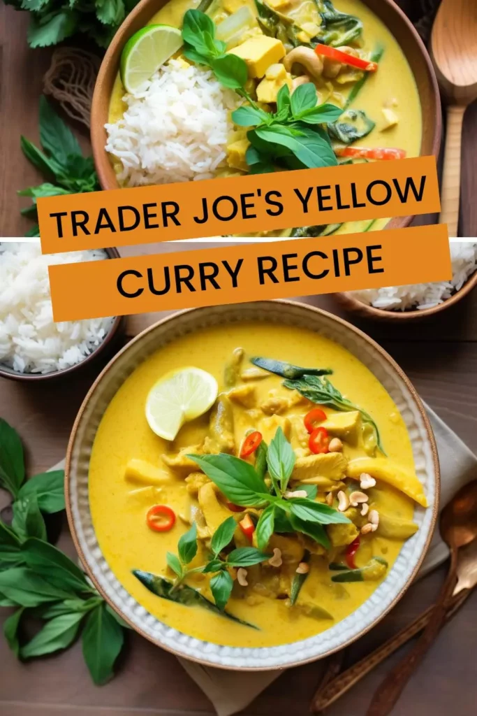 trader joe's yellow curry recipe