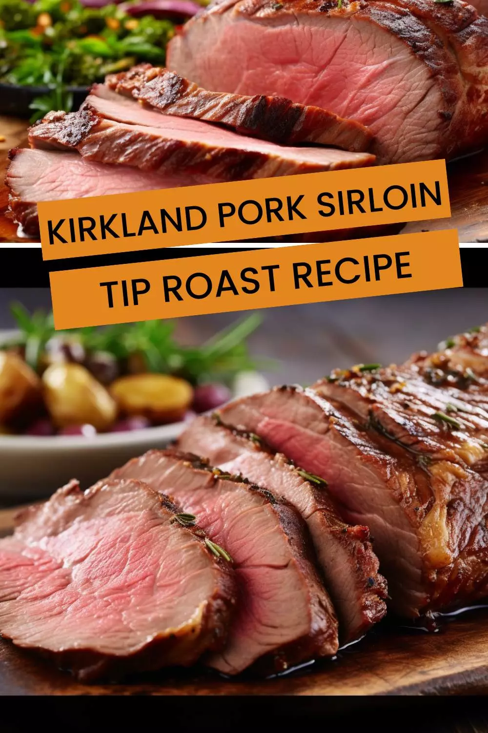 Kirkland pork sirloin tip roast is a delicious and tender cut of meat that is perfect for any occasion. This flavorful roast is available at Costco stores and can easily serve a large group of people, making it a great choice for family gatherings or holiday dinners. With its simple yet tasty marinade and easy cooking process, this recipe will quickly become a go-to in your household. Whether you are a seasoned chef or just starting out in the kitchen, this Kirkland pork sirloin tip roast is sure to impress your loved ones and leave them wanting more. What is Kirkland Pork Sirloin Tip Roast? Kirkland pork sirloin tip roast is a cut of pork that comes from the sirloin area of the pig. This cut is known for its tenderness and rich flavor, making it a popular choice for roasting. It is typically a boneless loin roast and can weigh anywhere between 3-5 pounds (1.4-2.3 kg). Kirkland, Costco's private label brand, offers high-quality pork sirloin tip roasts at an affordable price. This makes it a great option for those looking to serve a delicious and impressive meal without breaking the bank. With its marbling and natural flavor, this roast requires minimal seasoning and preparation, making it a convenient choice for any home cook. Why You'll Love this Kirkland Pork Sirloin Tip Roast? You'll love this Kirkland pork sirloin tip roast for its ease of preparation and mouth-watering flavor. With just a few simple ingredients, you can create a delicious and impressive dish that will have your guests raving. The marinade adds the perfect balance of savory and sweet flavors to complement the natural richness of the meat. Additionally, this roast is versatile and can be served with a variety of sides, making it perfect for any occasion. Whether you're hosting a dinner party or simply cooking for your family, this Kirkland pork sirloin tip roast is sure to be a hit every time. Ingredients Kirkland pork sirloin tip roast: This recipe calls for a 4 lb Kirkland pork sirloin tip roast which serves approximately 8-10 people. You can find this cut of pork at any Costco store. Organic Soy Sauce: This adds a rich umami flavor to the dish and helps tenderize the meat. Himalayan salt: A healthier alternative to table salt, it is full of minerals and adds a subtle yet distinct flavor. Garlic powder: This adds a delicious aroma and enhances the overall flavor of the dish. Bay leaves: These fragrant leaves add depth to the marinade and infuse the meat with a wonderful flavor. Black pepper: Adds a slight kick of spice and complements the other seasonings. Dried thyme: A staple herb in many recipes, it adds earthy and slightly floral notes to the dish. Onion: Adds a sweet and savory flavor profile to the marinade. Extra Virgin Olive Oil: This healthy oil helps keep the meat moist and adds a rich flavor. Water: The amount of water used will depend on the size of your roast. It is used for both marinating and cooking the roast. Kosher salt: This is used for seasoning the meat before cooking. It adds a nice crust and enhances the flavors of the dish. Step by Step Directions Step 1 Marinate the Pork Sirloin Tip Roast In a large bowl, mix together the soy sauce, Himalayan salt, garlic powder, bay leaves, black pepper, dried thyme, and onion. Slowly add in the extra virgin olive oil while whisking continuously to create an emulsion. Place the pork sirloin tip roast in a large resealable plastic bag or a shallow dish and pour the marinade over it. Massage the marinade into the meat, making sure it is fully coated. Seal the bag or cover the dish with plastic wrap and marinate in the refrigerator for at least 6 hours or overnight. The longer you marinate, the more flavorful your roast will be. Step 2 Prepare the Roast for Cooking Preheat your oven to 375°F (190°C). Remove the pork sirloin tip roast from the marinade and place it in a roasting pan. Discard any excess marinade. Sprinkle the Kosher salt over all sides of the roast, creating a nice crust. Pour water into the pan until it reaches about 1 inch (2.5 cm) up the sides of the roast. Step 3 Cook the Roast Cover the roasting pan with aluminum foil and place it in the oven. Cook for approximately 45 minutes, then remove the foil and continue cooking for an additional 15 minutes, or until the internal temperature reaches at least 145°F (63°C). Let the roast rest for 10 minutes before slicing and serving. Step 4 Serve and Enjoy! Slice the Kirkland pork sirloin tip roast against the grain into thin slices. Serve with your favorite sides. Tips Make sure to let the roast marinate for at least 6 hours or overnight to ensure maximum flavor. Use a meat thermometer to check the internal temperature of the roast. Overcooking can make it dry and tough. Letting the pork sirloin tip roast rest before slicing allows the juices to redistribute, resulting in a more tender and flavorful meat. For an extra kick of flavor, add some fresh herbs such as rosemary or thyme to the marinade. Nutrition Information How to store Kirkland Pork Sirloin Tip Roast? To store any leftover Kirkland pork sirloin tip roast, allow it to cool completely before placing it in an airtight container and refrigerating. It can be stored for up to 3 days in the refrigerator. If you have more leftovers than you can eat within 3 days, you can also freeze the cooked meat for later use. Simply wrap the slices or chunks of roast in plastic wrap or aluminum foil and place them in a freezer-safe bag or container. It can be stored for up to 3 months in the freezer. When ready to use, thaw the frozen meat in the refrigerator overnight before reheating. This will ensure that it stays moist and tender. You can reheat it by placing it in a preheated oven at 375°F (190°C) for about 10-15 minutes. Alternatively, you can also microwave it for a quicker option. What other substitute can I use in Kirkland Pork Sirloin Tip Roast? If you don't have access to all the ingredients listed in this recipe, don't worry! There are plenty of substitutes you can use to achieve a delicious and flavorful pork sirloin tip roast. Soy sauce: You can substitute soy sauce with Tamari or coconut aminos for a gluten-free option. If these are not available, you can also use Worcestershire sauce or balsamic vinegar mixed with a little water. Himalayan salt: You can use any other type of salt, such as sea salt or table salt, in place of Himalayan salt. Just be sure to adjust the amount according to your taste preference. Garlic powder: Fresh minced garlic can be used instead of garlic powder for a stronger flavor. Bay leaves: If you don't have dried bay leaves, you can use fresh ones or substitute them with a pinch of thyme or oregano. Dried thyme: As mentioned above, you can use other herbs such as rosemary or oregano in place of thyme if needed. Onion: You can substitute onion with shallots, scallions, or leeks for a similar flavor. Extra Virgin Olive Oil: If you don't have extra virgin olive oil, you can use any other type of cooking oil, such as vegetable or canola oil. You can also use melted butter for a richer flavor. Water: Chicken broth or beef broth can be used in place of water for added depth of flavor. Kosher salt: Any other type of salt can be used, but it's important to use a coarse kosher or sea salt for the best crust. How to use leftovers from Kirkland Pork Sirloin Tip Roast? Leftover pork sirloin tip roast is incredibly versatile and can be used in various dishes for quick and easy meals. Shredded pork sandwiches: Use leftover pork to make pulled pork sandwiches. Simply shred the meat and mix with your favorite BBQ sauce or make a quick homemade version using ketchup, Worcestershire sauce, brown sugar, and spices. Pork tacos: Use leftover pork as a filling for tacos. Just heat it up in a pan with some taco seasoning and serve in tortillas with your desired toppings. Fried rice: Dice up the leftover pork and use it to make delicious fried rice. Add in some diced vegetables, scrambled eggs, and soy sauce for a quick and easy meal. Pork stir-fry: Slice up the leftover pork and use it in a stir-fry with your favorite veggies and sauce. FAQs Why Marinate a Pork Sirloin Tip Roast? Marinating your pork sirloin tip roast not only adds flavor but also helps to tenderize the meat. The acidic components in the marinade (such as soy sauce and vinegar) break down tough muscle fibers, resulting in a more tender and juicy roast. Additionally, marinating allows for the flavors to infuse into the meat, resulting in a more flavorful end result. Why is it Important to Let the Pork Sirloin Tip Roast Rest Before Slicing? Letting the pork sirloin tip roast rest before slicing allows for the juices to redistribute evenly throughout the meat. If you cut into it immediately after cooking, the juices will pool and make your meat dry. Allowing it to rest for at least 10 minutes will result in a more tender and flavorful roast. What Should I Serve with Kirkland Pork Sirloin Tip Roast? The options are endless when it comes to what to serve with your pork sirloin tip roast. Some popular choices include roasted or mashed potatoes, steamed vegetables, a fresh salad, or even some crusty bread to soak up the juices. You can also pair it with your favorite sauces or gravies for added flavor. Can I Use a Slow Cooker to Cook Kirkland Pork Sirloin Tip Roast? Yes, you can definitely use a slow cooker to cook this pork sirloin tip roast. Simply follow the instructions for marinating and searing the meat, then place it in your slow cooker with any additional ingredients or sauces. Cook on low for 6-8 hours or on high for 3-4 hours until tender. How Can I Tell When the Pork Sirloin Tip Roast is Done? The best way to ensure that your pork sirloin tip roast is cooked to the right internal temperature is by using a meat thermometer. The USDA recommends cooking pork to an internal temperature of 145°F (63°C) for medium-rare and 160°F (71°C) for medium, with a 3-minute rest time after removing from heat. Conclusion Thank you for reading this article about Kirkland Pork Sirloin Tip Roast! We hope you found it informative and helpful. Remember to always marinate your pork sirloin tip roast for maximum flavor and tenderness. kirkland pork sirloin tip roast recipe