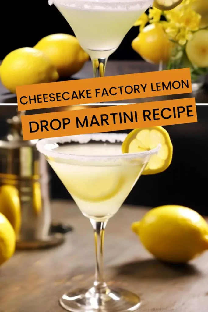 cheesecake factory lemon drop martini recipe