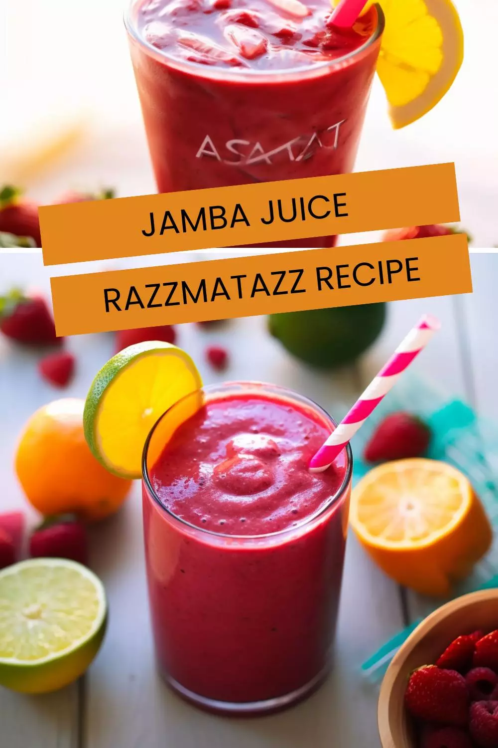 Jamba Juice Razzmatazz Recipe