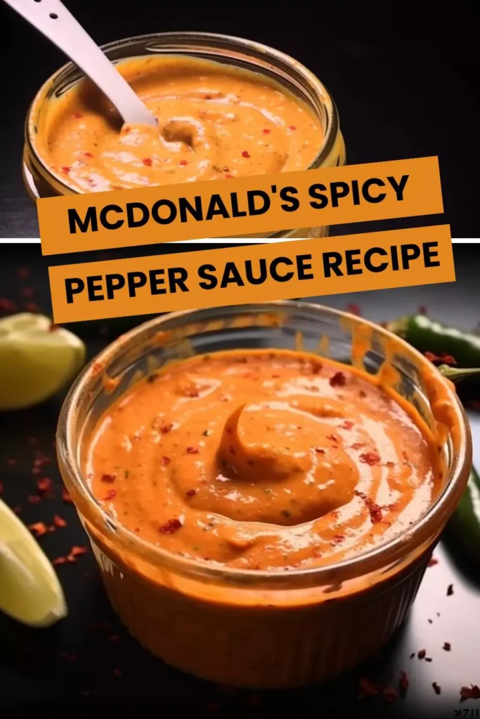 mcdonald's spicy pepper sauce recipe