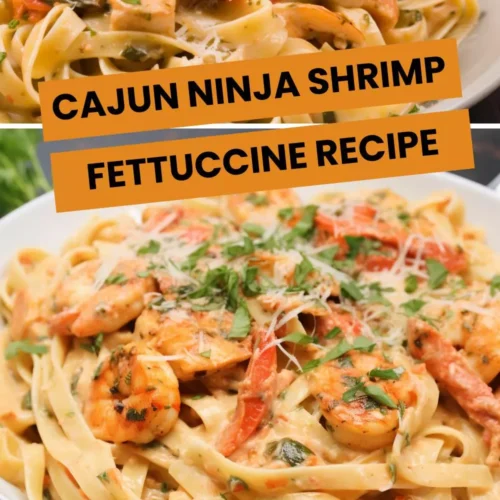 cajun ninja shrimp fettuccine recipe