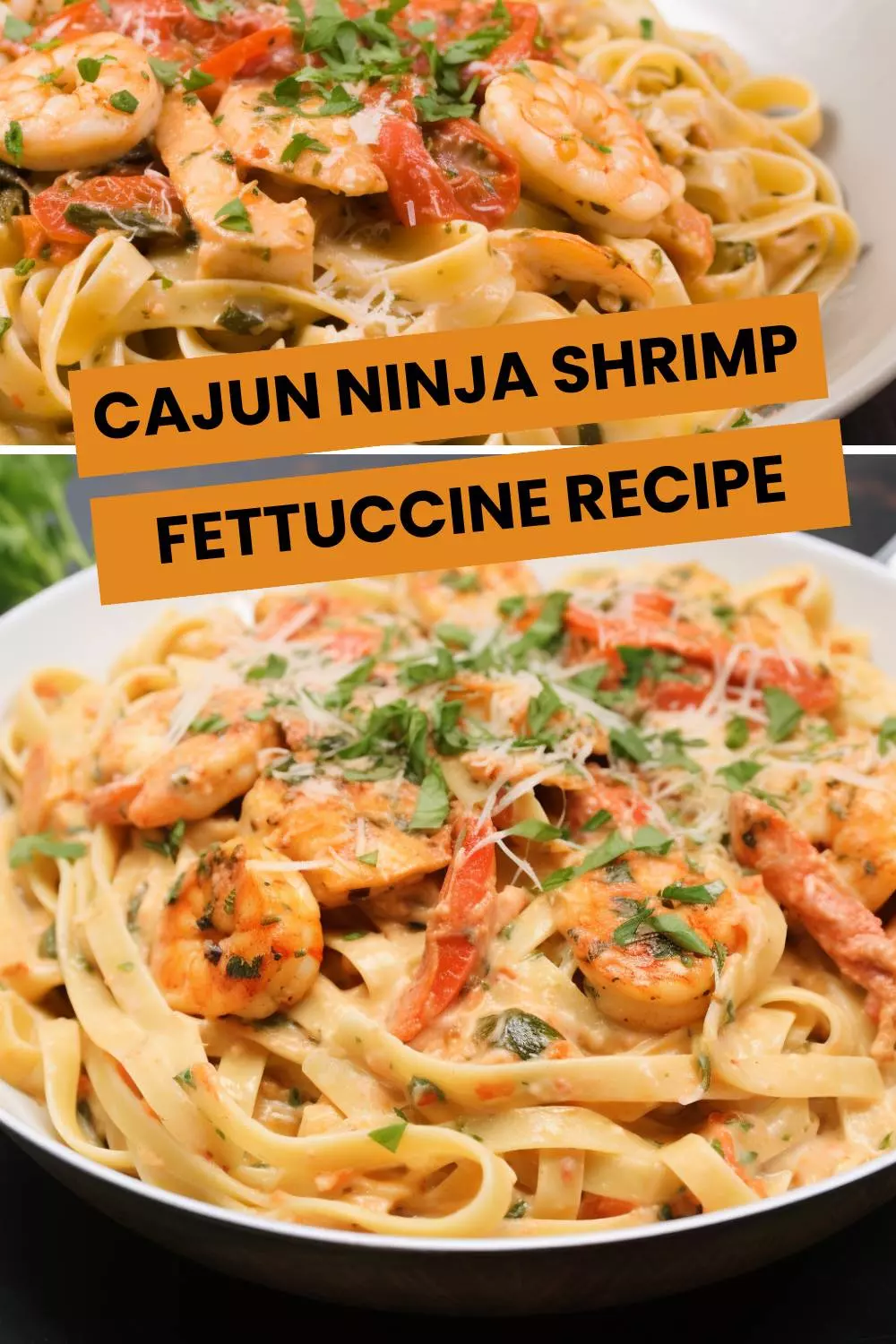 cajun ninja shrimp fettuccine recipe