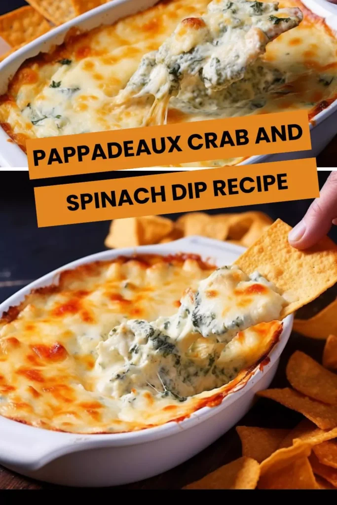 pappadeaux crab and spinach dip recipe