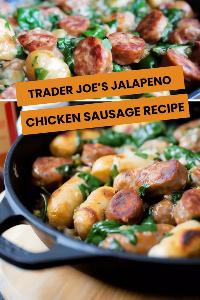 trader joe’s jalapeno chicken sausage recipe
