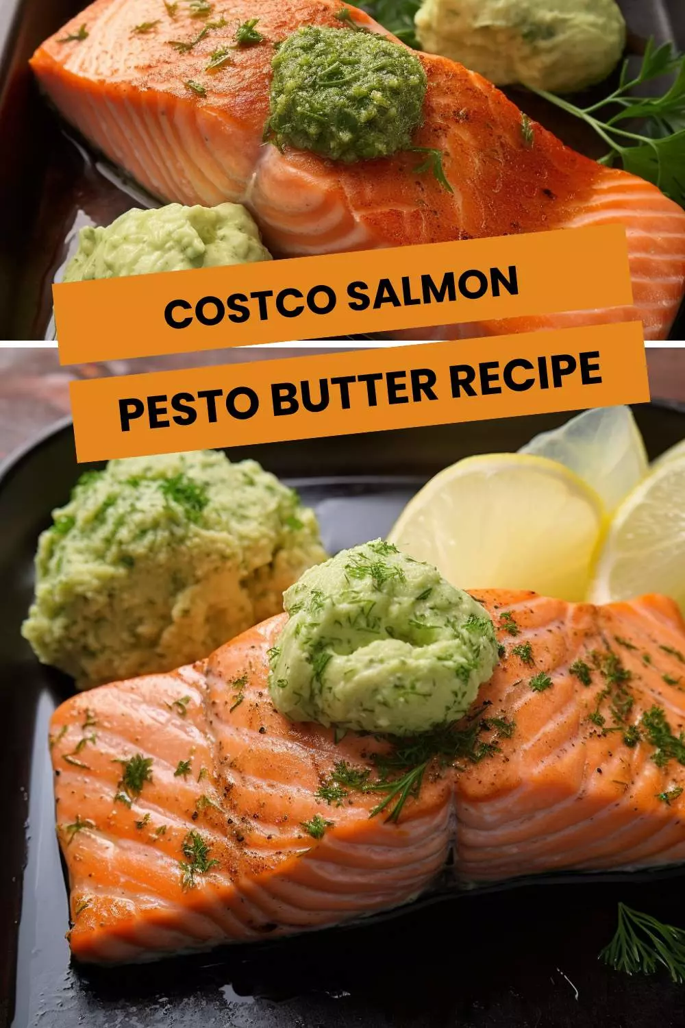 costco salmon pesto butter recipe