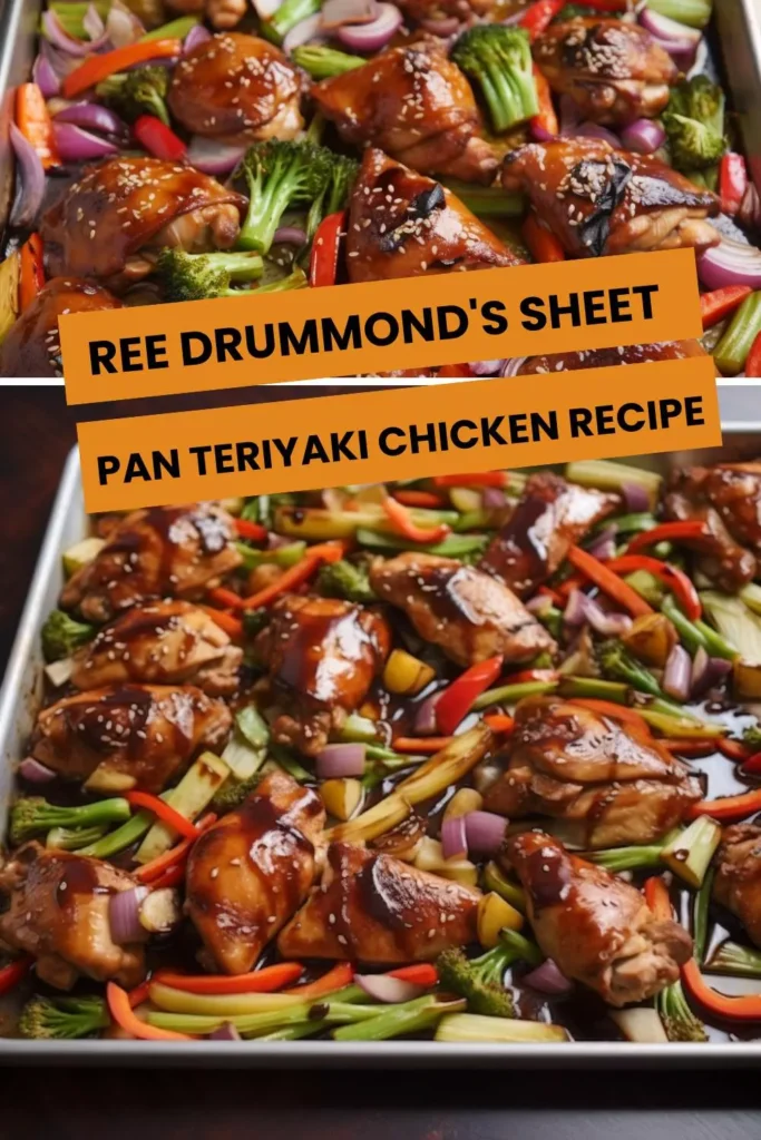 ree drummond's sheet pan teriyaki chicken recipe