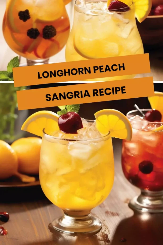 longhorn peach sangria recipe