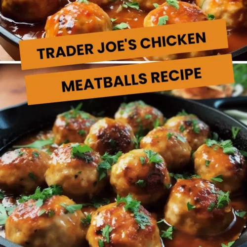 trader joe's chicken meatballs recipe