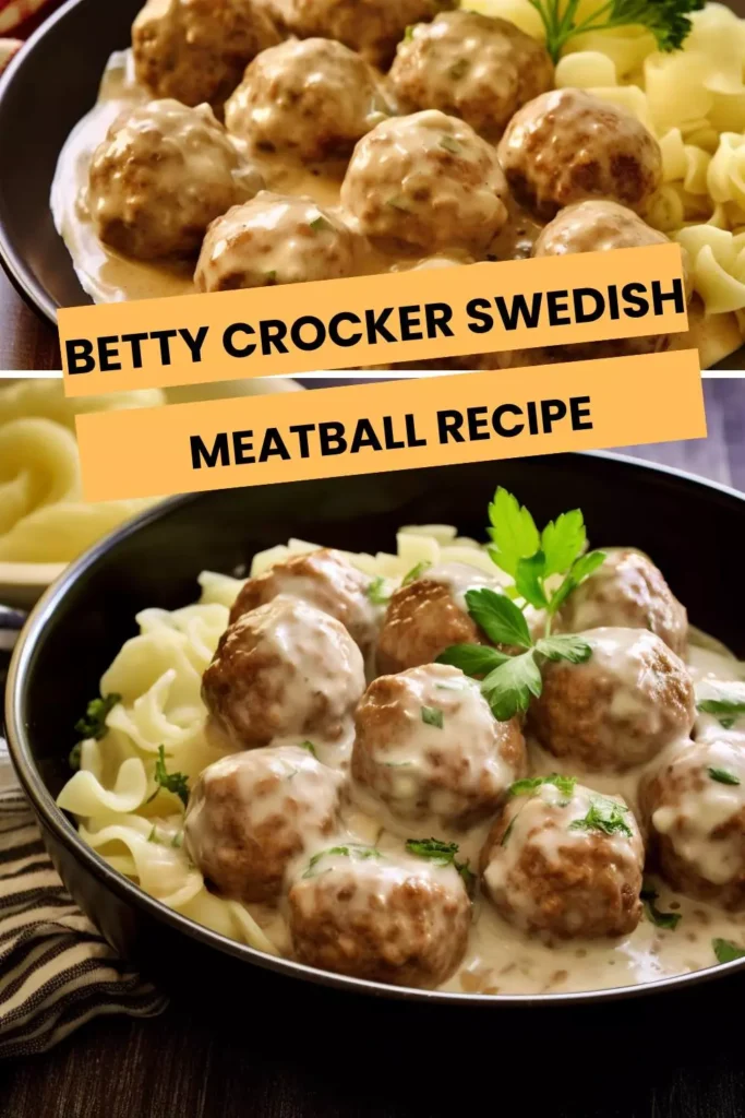 betty crocker swedish meatball recipe