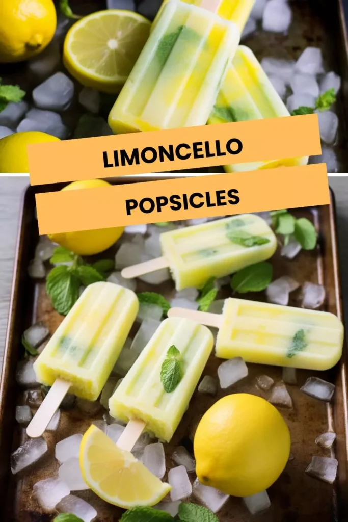 limoncello popsicles