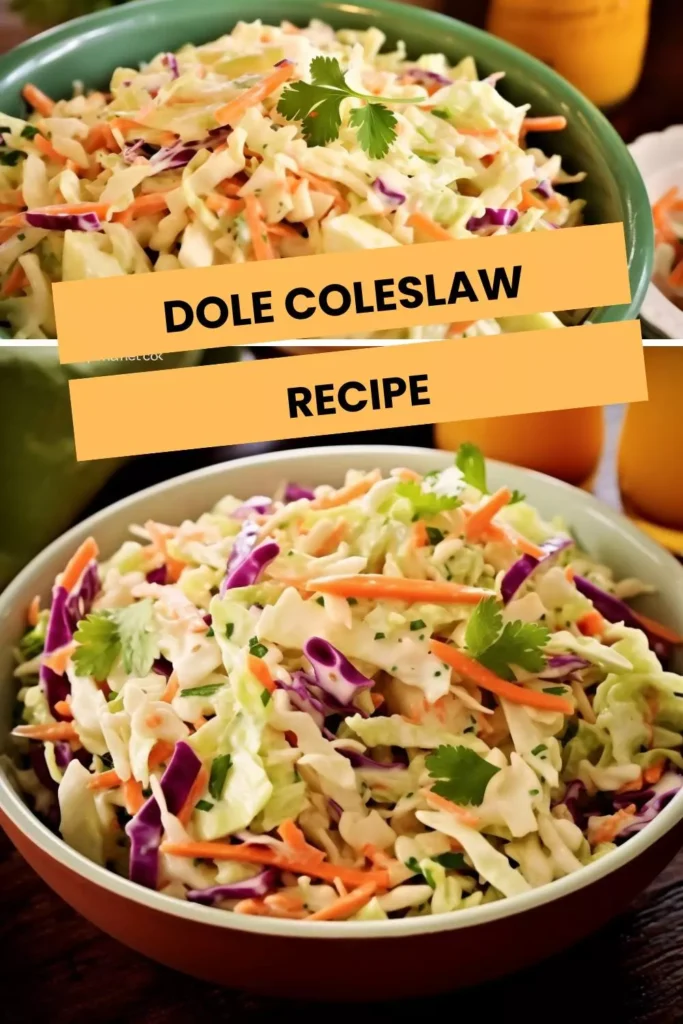 dole coleslaw recipe