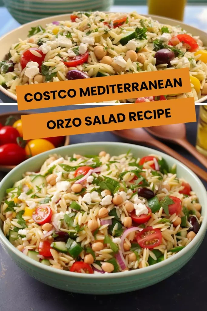 costco mediterranean orzo salad recipe