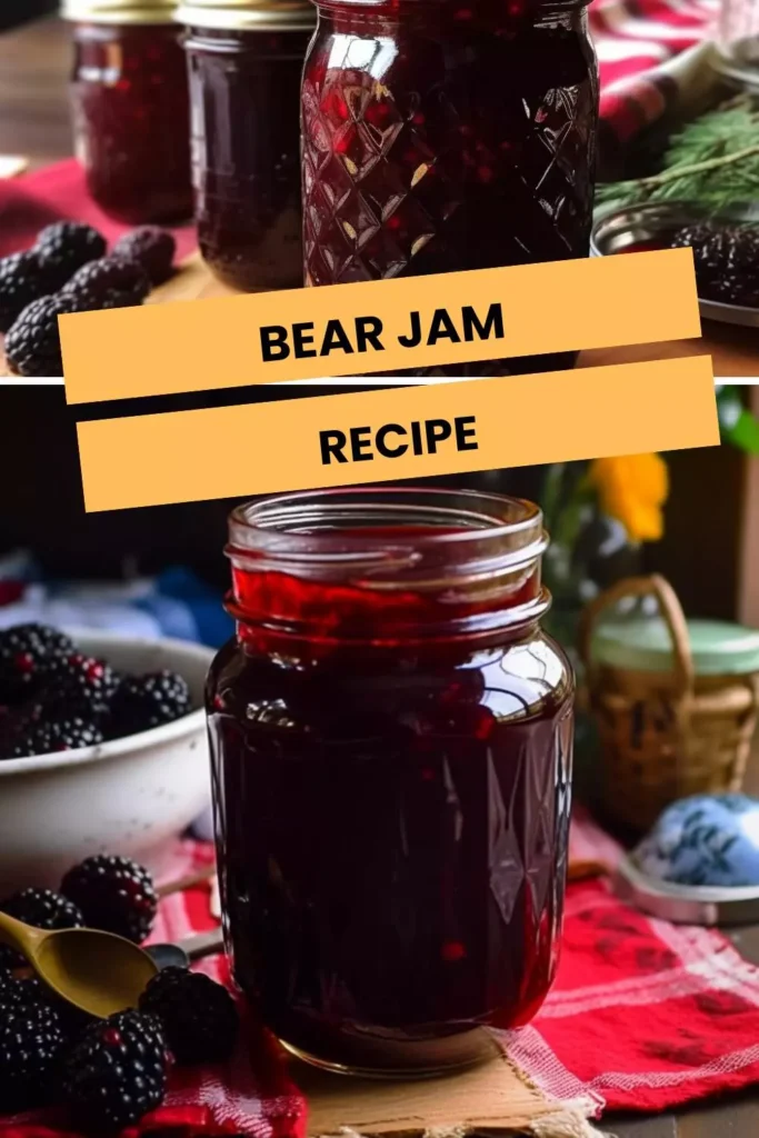bear jam recipe