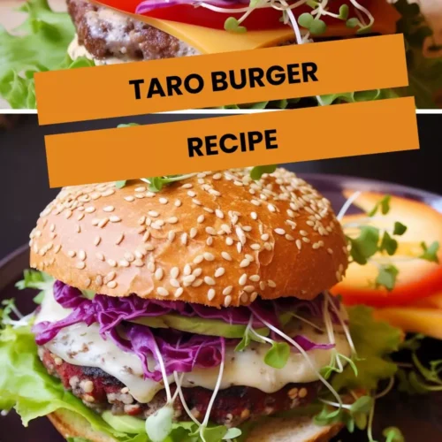 taro burger recipe