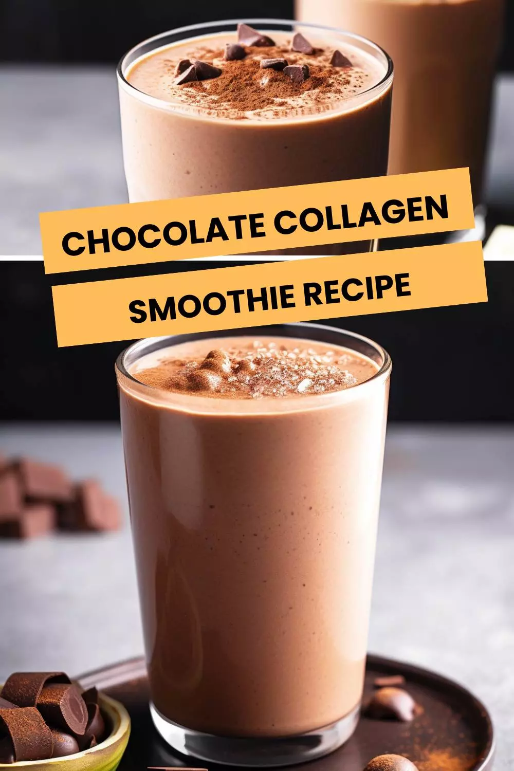 chocolate collagen smoothie recipe