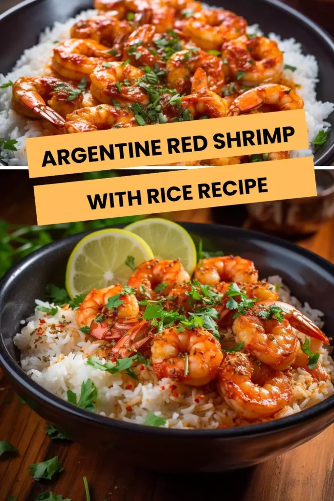 argentine red shrimp with rice recipe