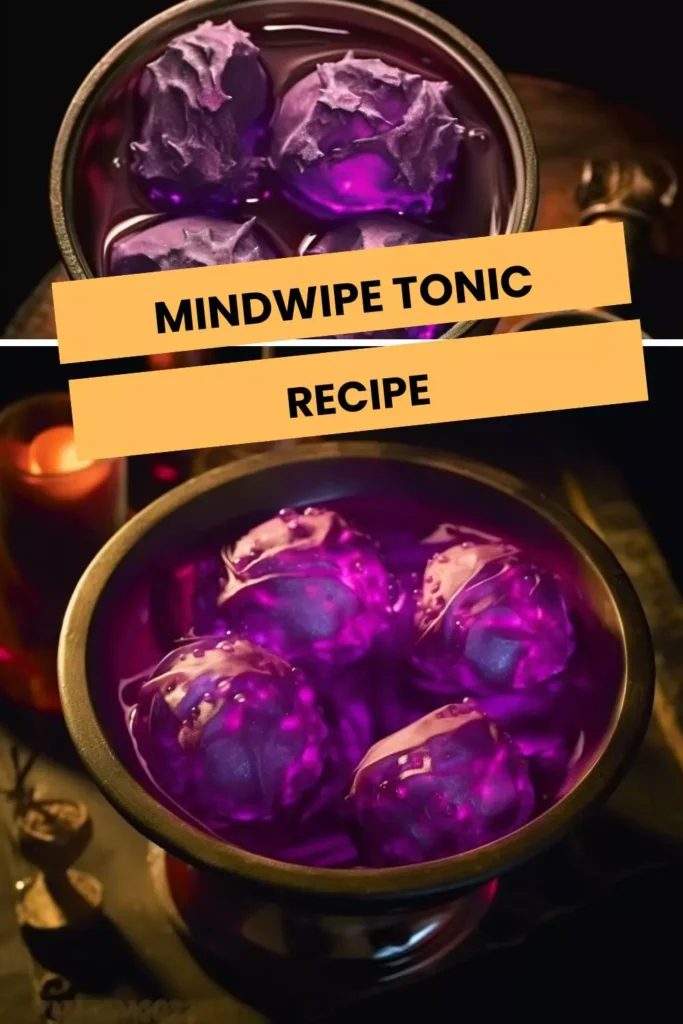 mindwipe tonic recipe