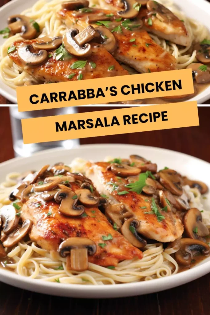 carrabba’s chicken marsala recipe