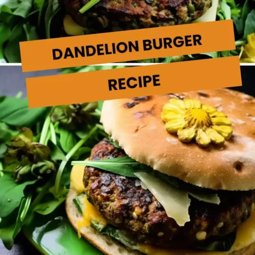 dandelion burger recipe