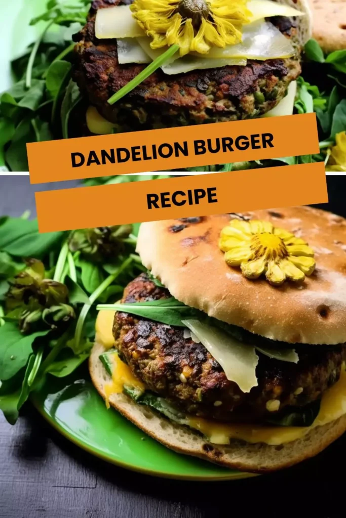 dandelion burger recipe