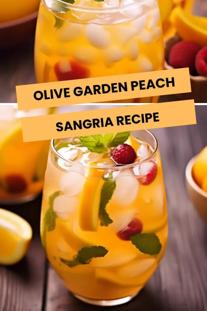 olive garden peach sangria recipe