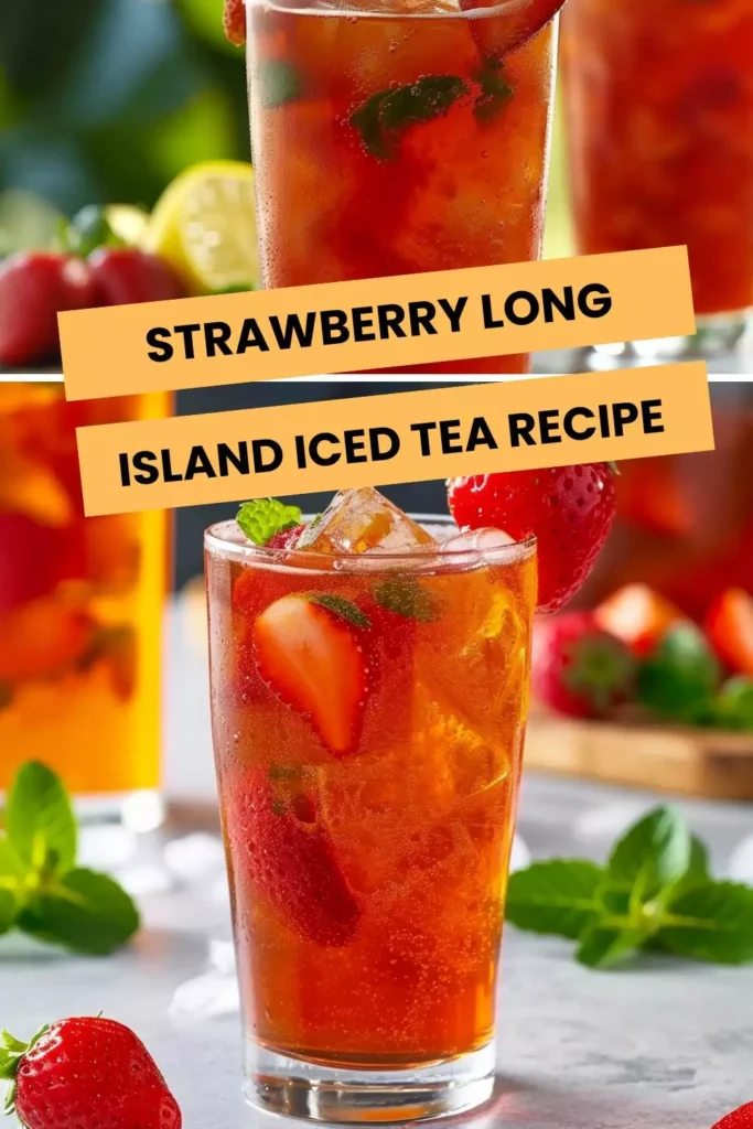 strawberry long island iced tea recipe